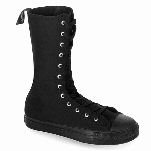 Black Demonia Deviant-201 Canvas Men's Sneakers | 25QHNS