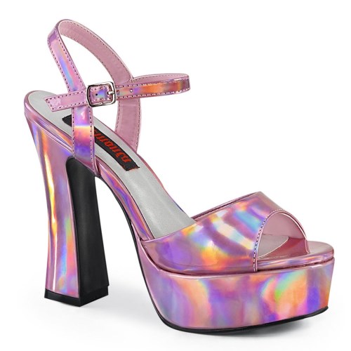 Pink Demonia Dolly-09 Hologram Women's Sandals | 27DGFO