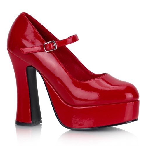 Red Demonia Dolly-50 Patent Women's Heels Shoes | 03DBVL