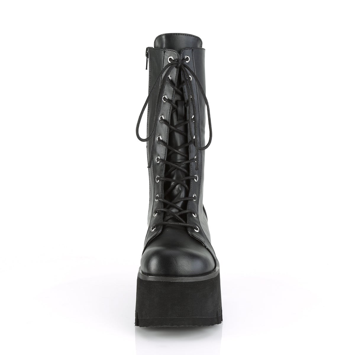 Black Demonia Ashes-105 Vegan Leather Women's Knee-high Boots | 67KZHT