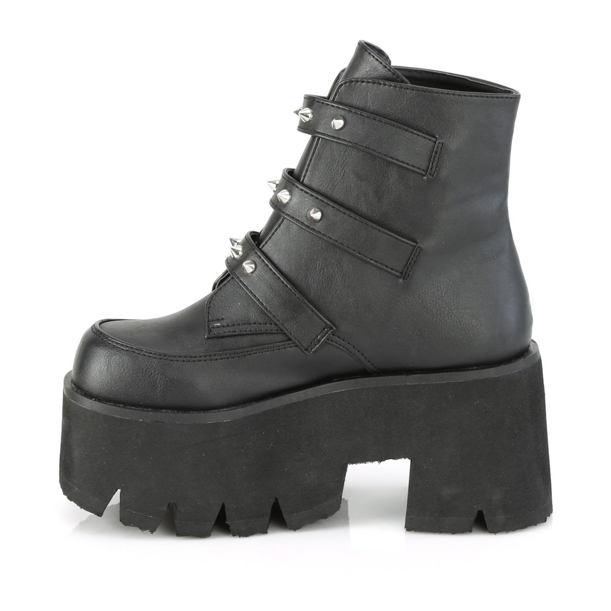 Black Demonia Ashes-55 Vegan Leather Women's Ankle Boots | 24YWRA