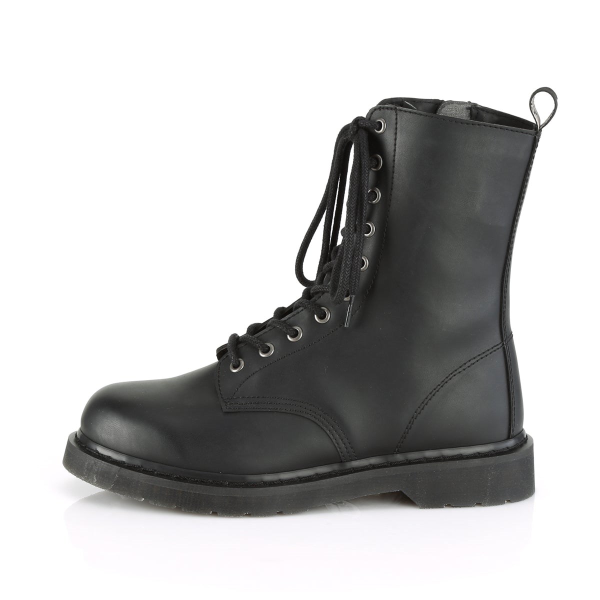 Black Demonia Bolt-200 Vegan Leather Men's Combat Boots | 14LKFA