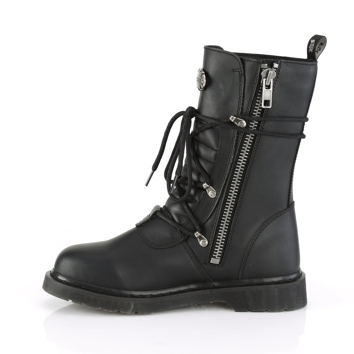 Black Demonia Bolt-265 Vegan Leather Women's Ankle Boots | 32WDTI