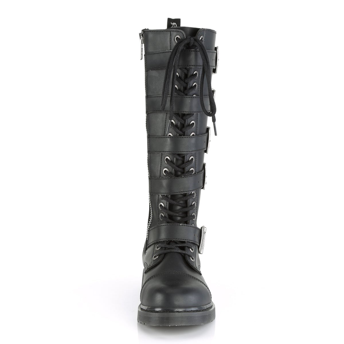 Black Demonia Bolt-425 Vegan Leather Men's Knee-high Boots | 15VNEA