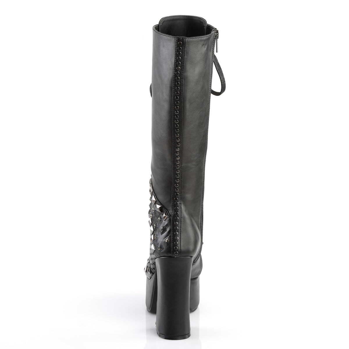 Black Demonia Charade-150 Vegan Leather Women's Knee-high Boots | 73PAXI