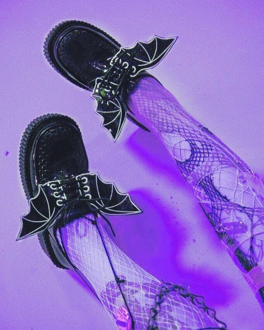 Black Demonia Creeper-205 Glitter Vinyl Women's Creepers Shoes | 60KBNG