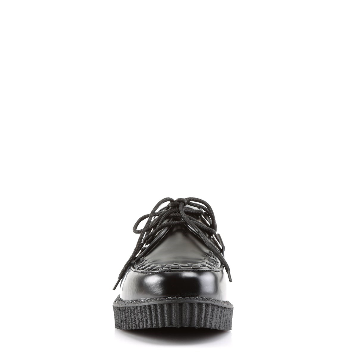 Black Demonia Creeper-602 Leather Men's Creepers Shoes | 05UJGY