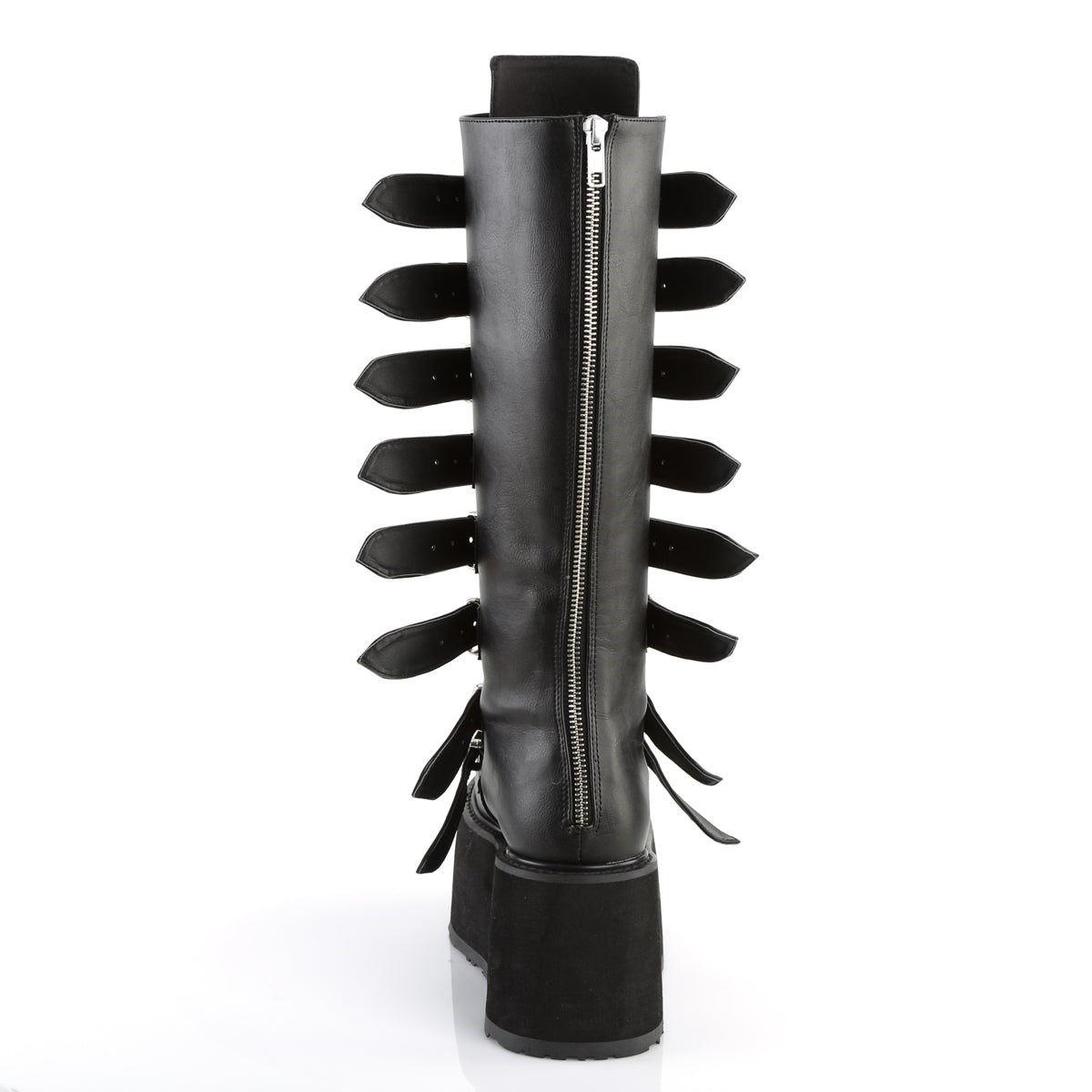 Black Demonia Damned-318 Vegan Leather Women's Knee-high Boots | 16IMFQ