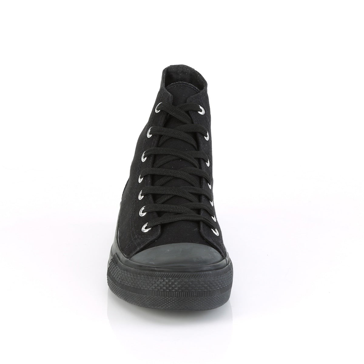 Black Demonia Deviant-101 Canvas Women's Sneakers | 96HQLJ