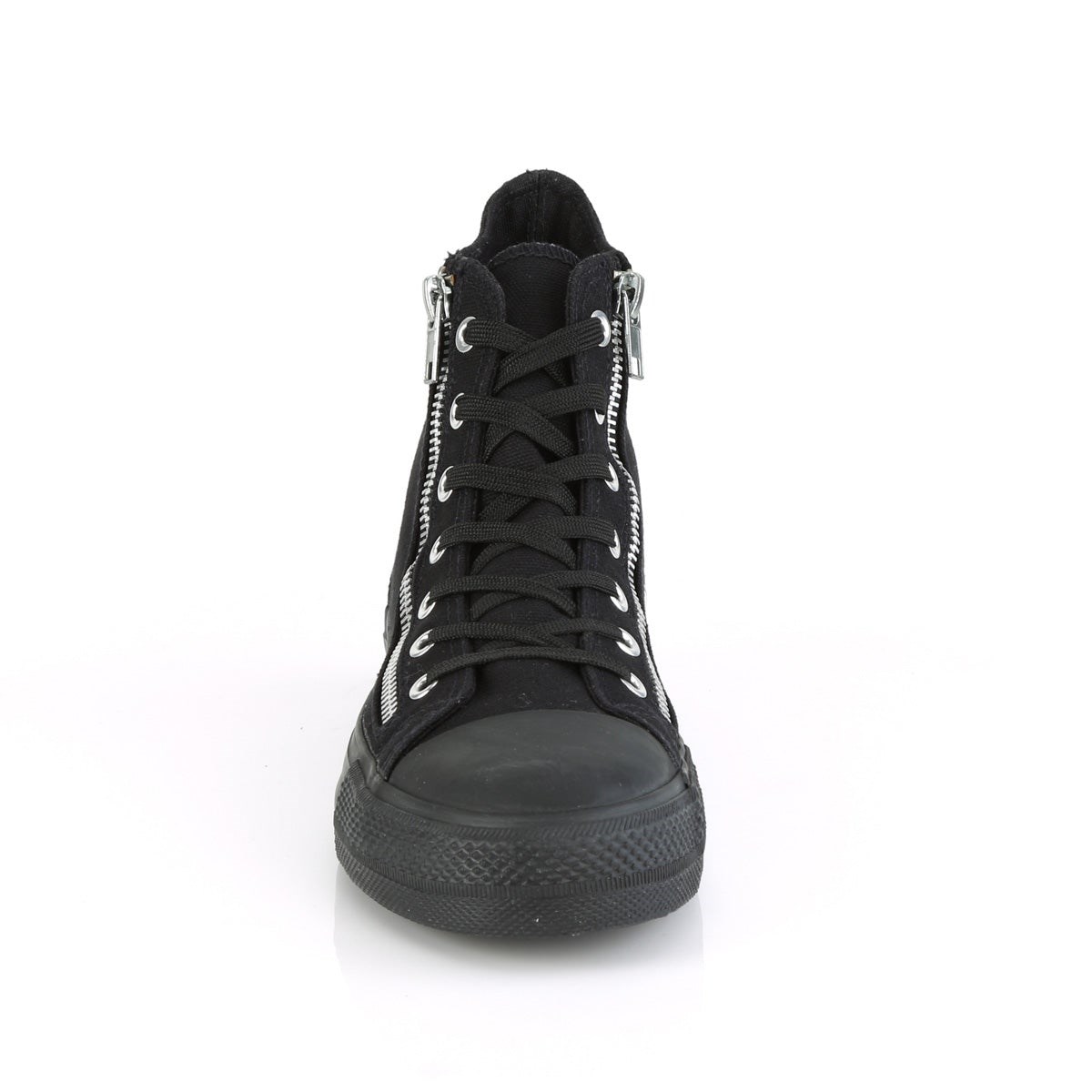 Black Demonia Deviant-106 Canvas Men's Sneakers | 69CNDH