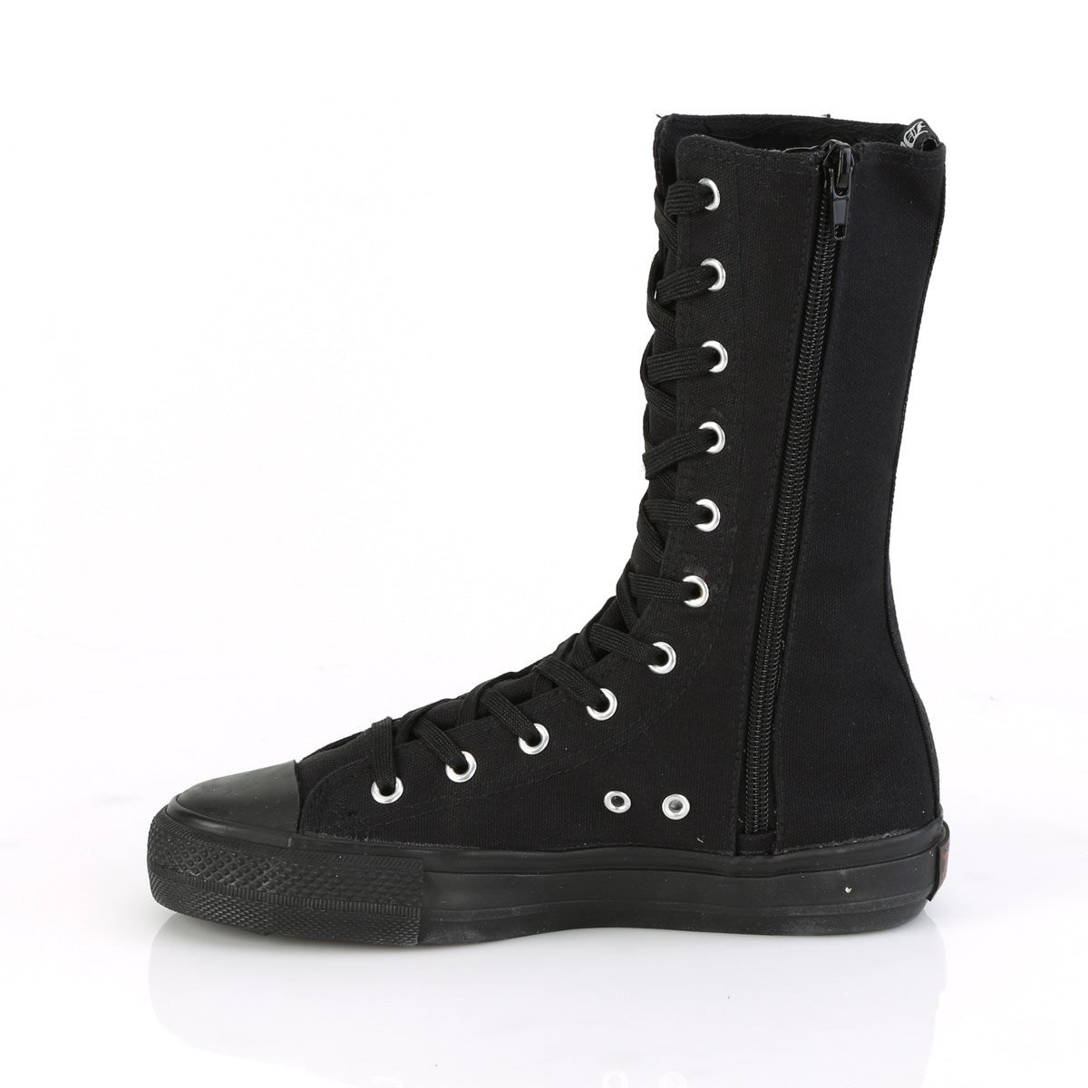 Black Demonia Deviant-201 Canvas Women's Sneakers | 43AMSF