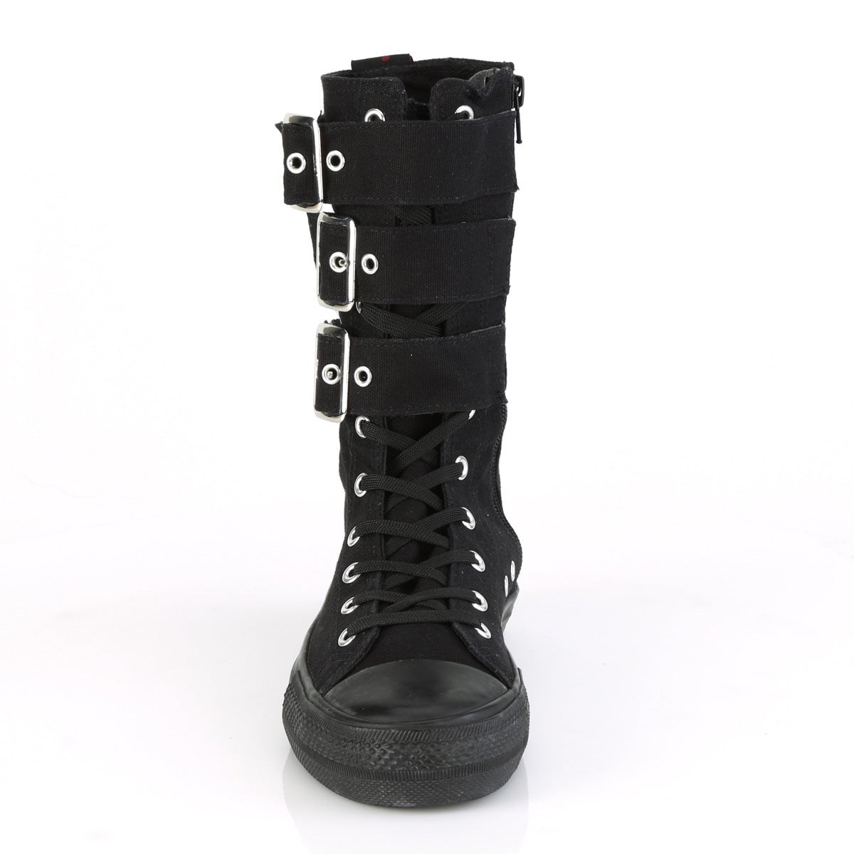 Black Demonia Deviant-202 Canvas Women's Sneakers | 07YKMZ