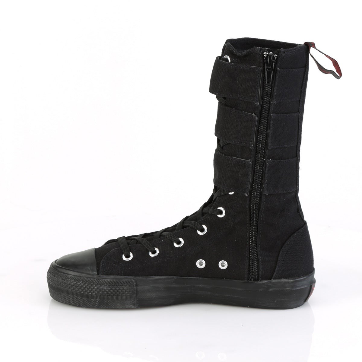 Black Demonia Deviant-202 Canvas Women's Sneakers | 07YKMZ