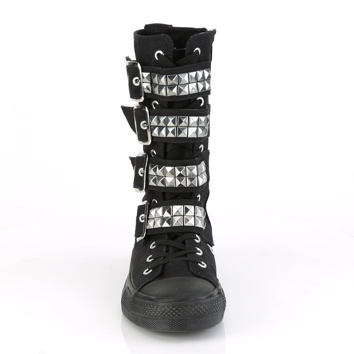 Black Demonia Deviant-203 Canvas Men's Sneakers | 17TPMK