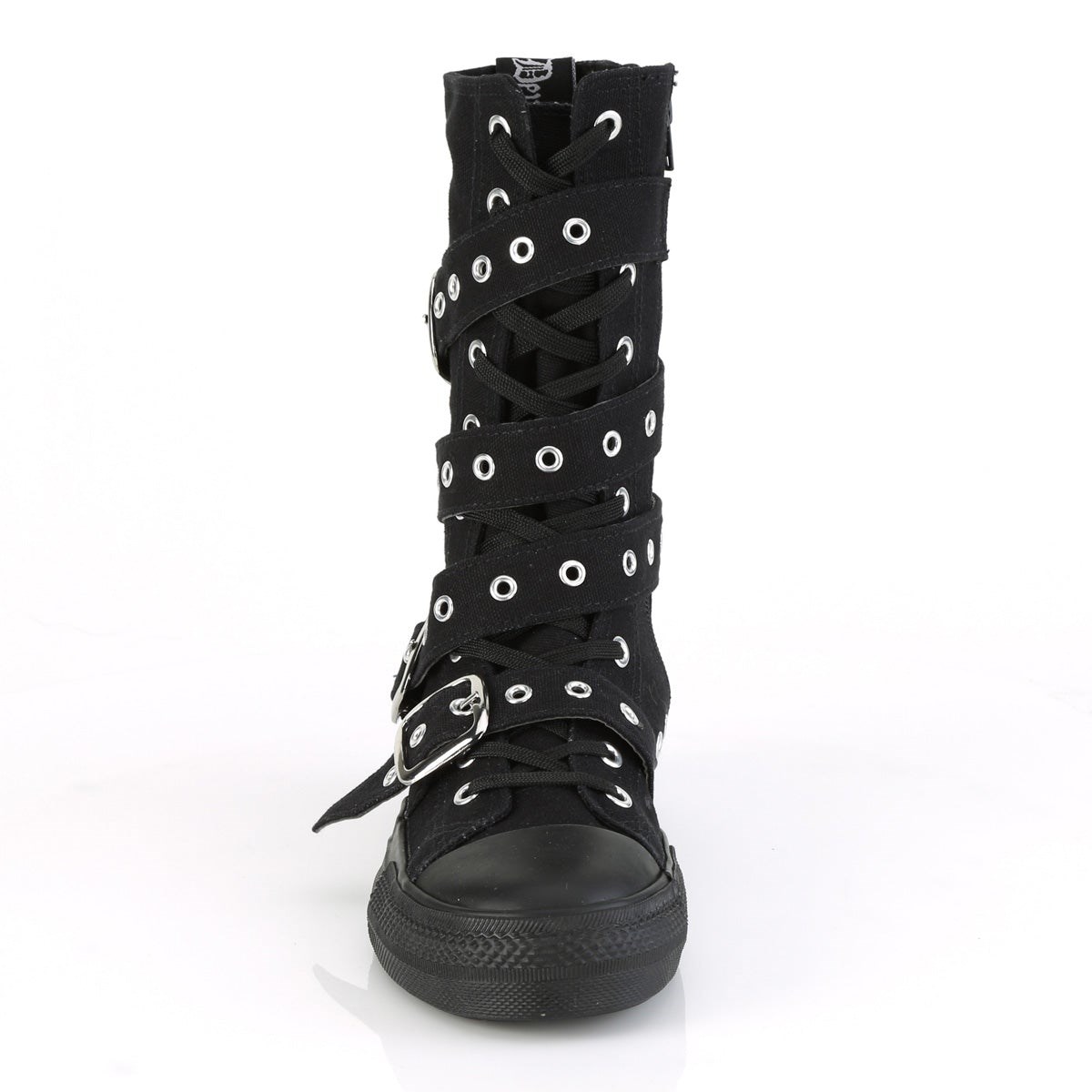 Black Demonia Deviant-204 Canvas Women's Sneakers | 51OAHW