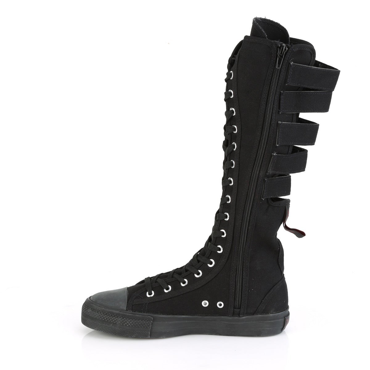 Black Demonia Deviant-310 Canvas Women's Sneakers | 60DOWC