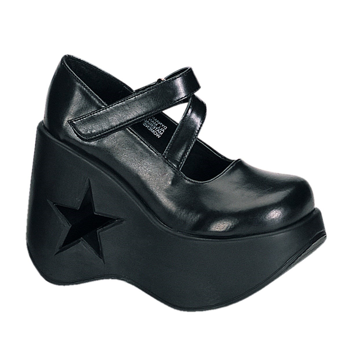 Black Demonia Dynamite-03 Vegan Leather Women\'s Mary Jane Shoes | 49FOJG