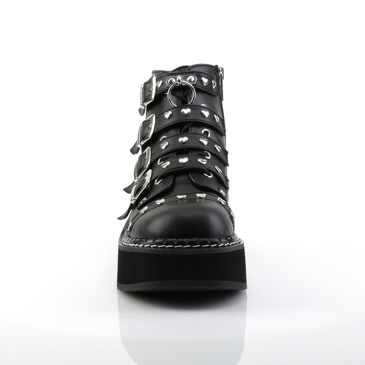 Black Demonia Emily-315 Vegan Leather Women's Ankle Boots | 81DXLE