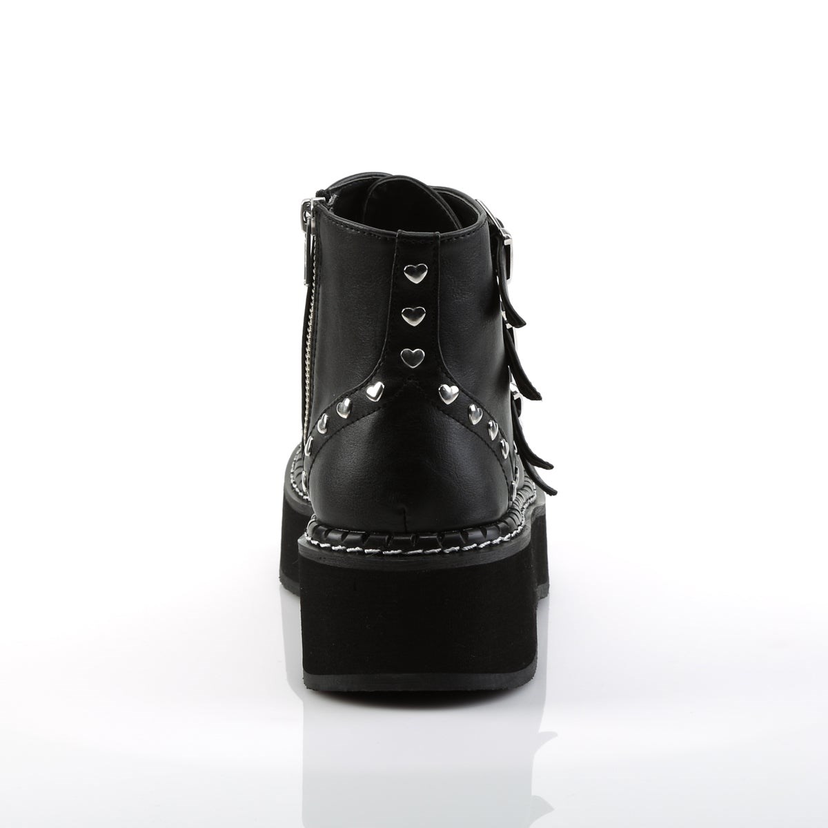 Black Demonia Emily-315 Vegan Leather Women's Ankle Boots | 81DXLE