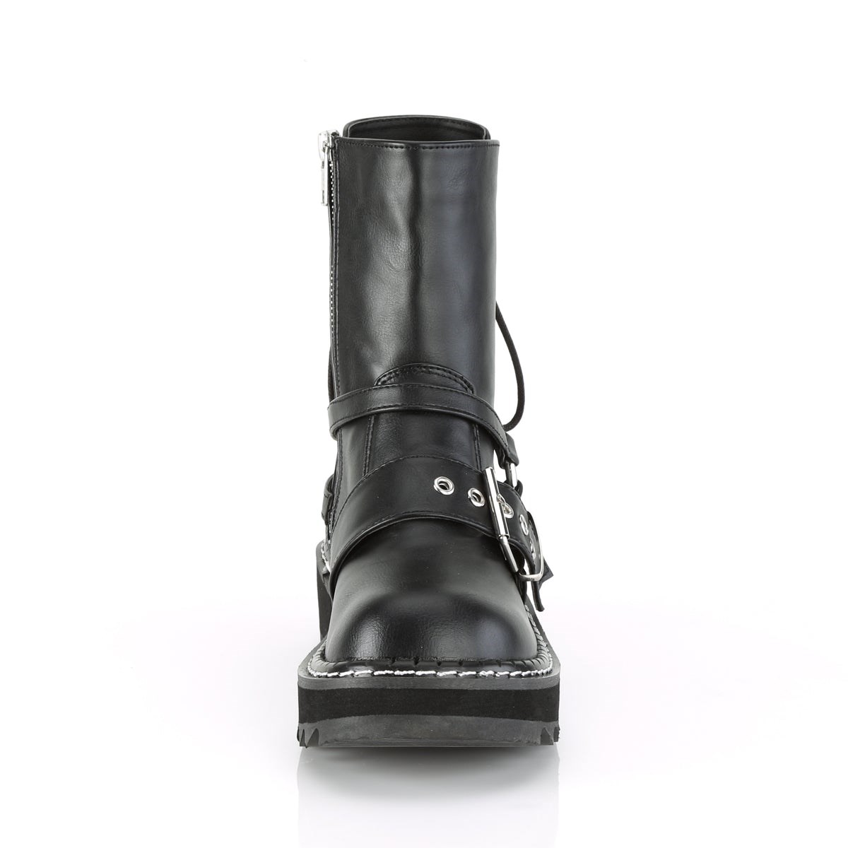 Black Demonia Lilith-210 Vegan Leather Women's Ankle Boots | 85MIYA