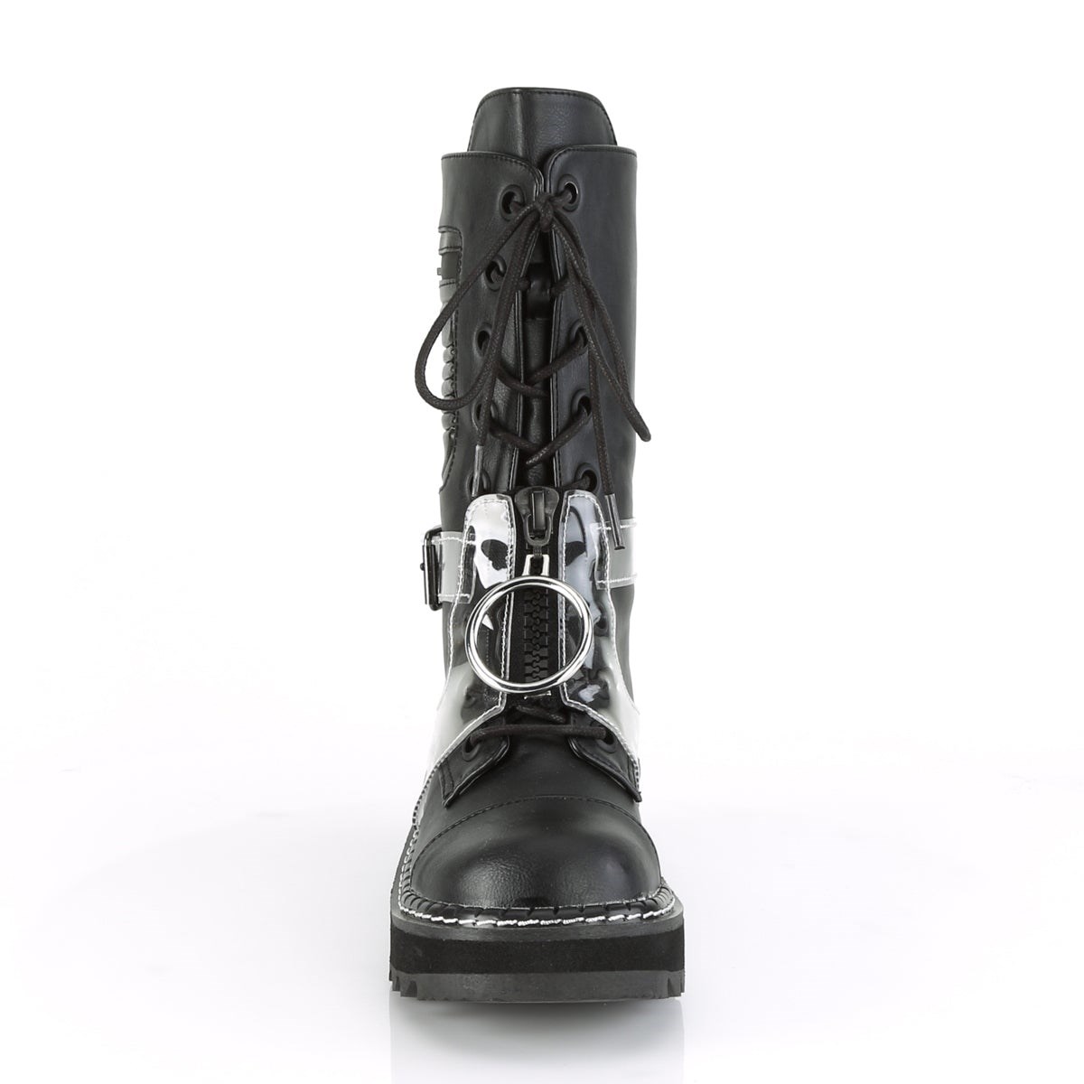 Black Demonia Lilith-271 Vegan Leather Women's Knee-high Boots | 74RIEK