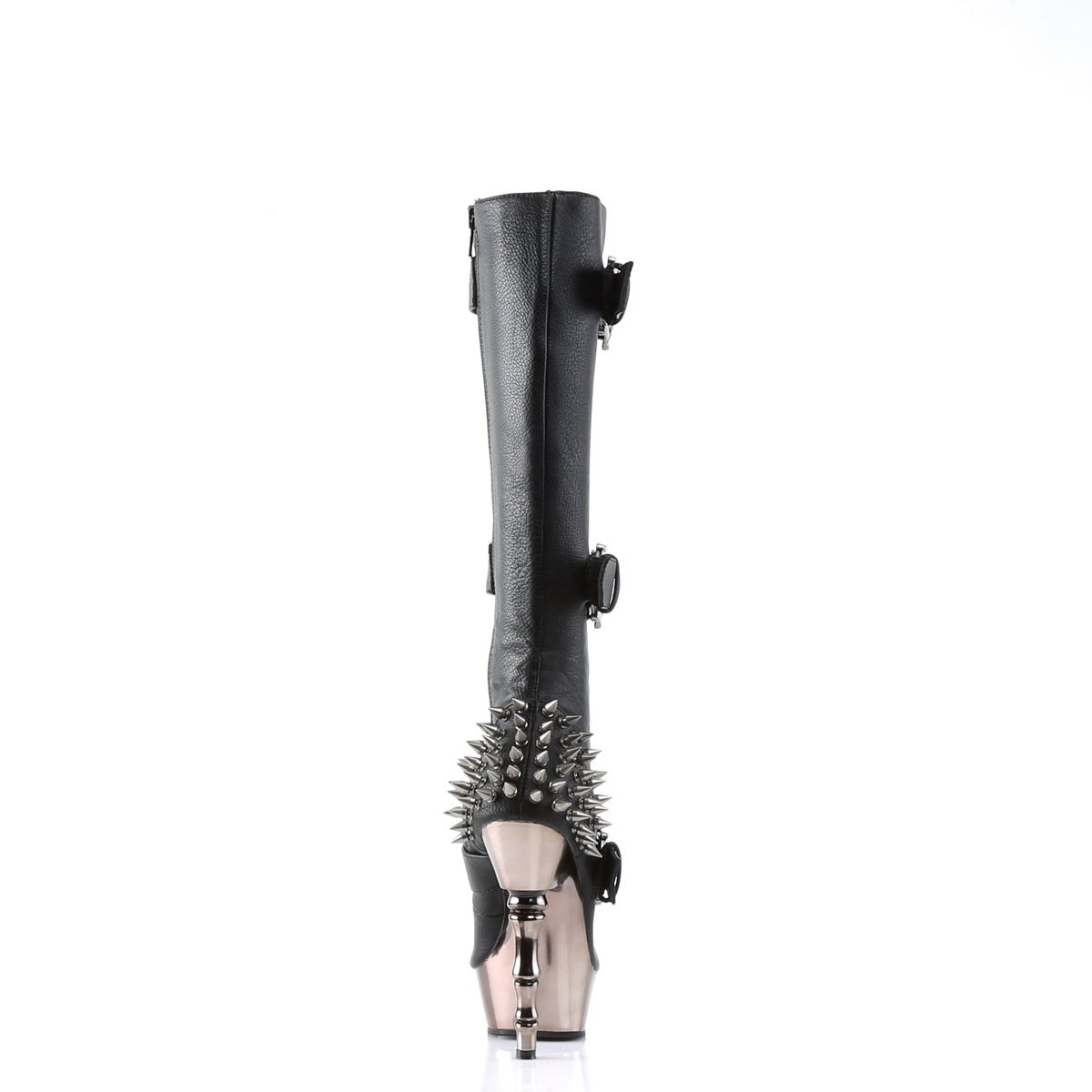 Black Demonia Muerto-2028 Vegan Leather Women's Knee-high Boots | 56LIUX