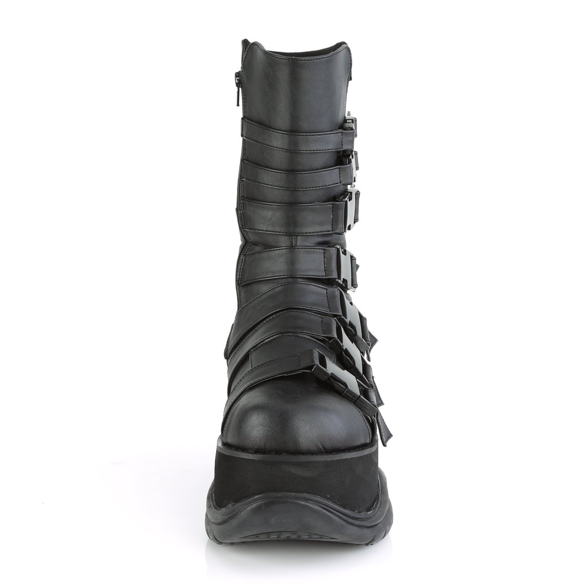 Black Demonia Neptune-210 Vegan Leather Women's Ankle Boots | 02CNZJ