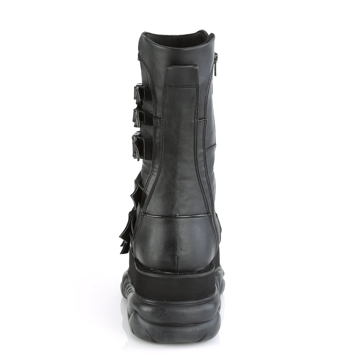 Black Demonia Neptune-210 Vegan Leather Women's Ankle Boots | 02CNZJ