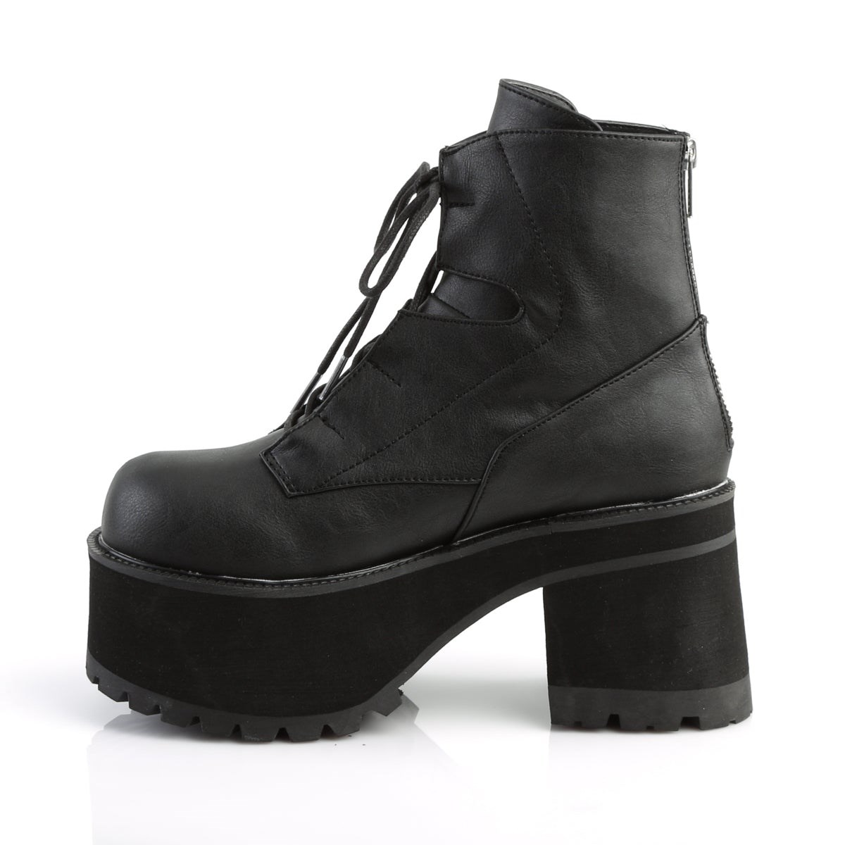 Black Demonia Ranger-102 Vegan Leather Women's Ankle Boots | 70JTXS