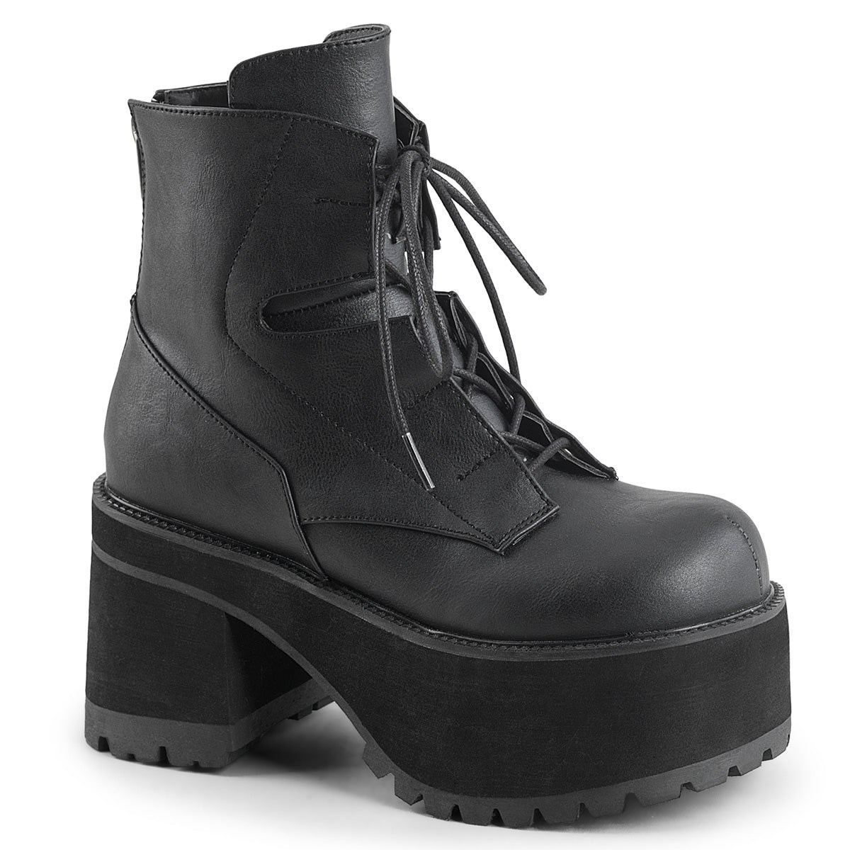 Black Demonia Ranger-102 Vegan Leather Women\'s Ankle Boots | 70JTXS