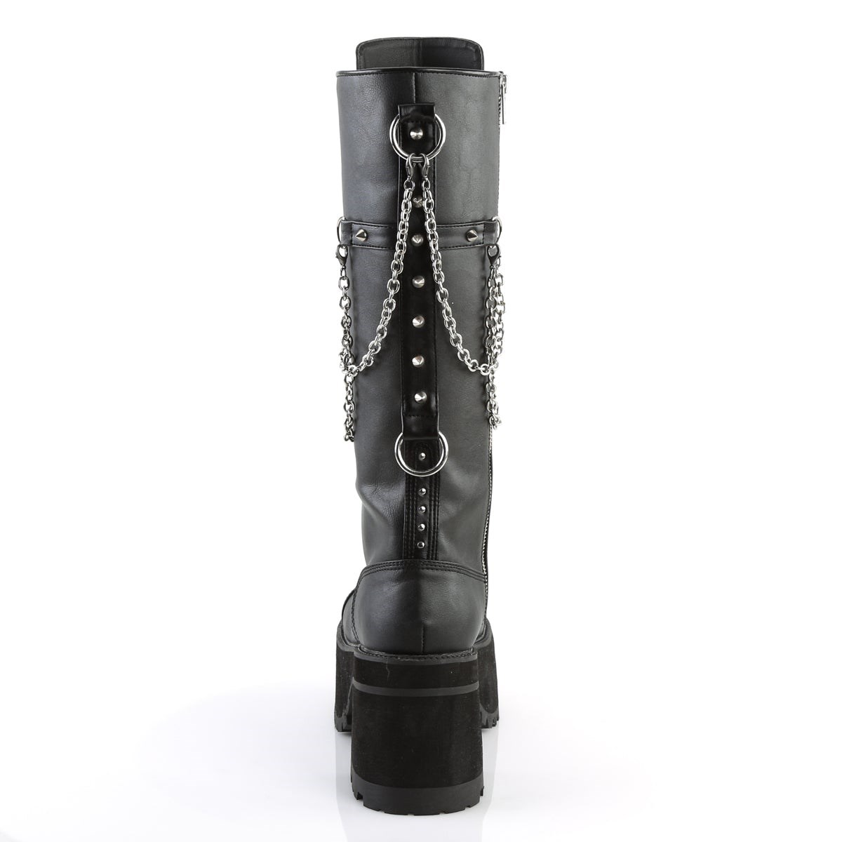 Black Demonia Ranger-303 Faux Leather Women's Knee-high Boots | 16VIBF