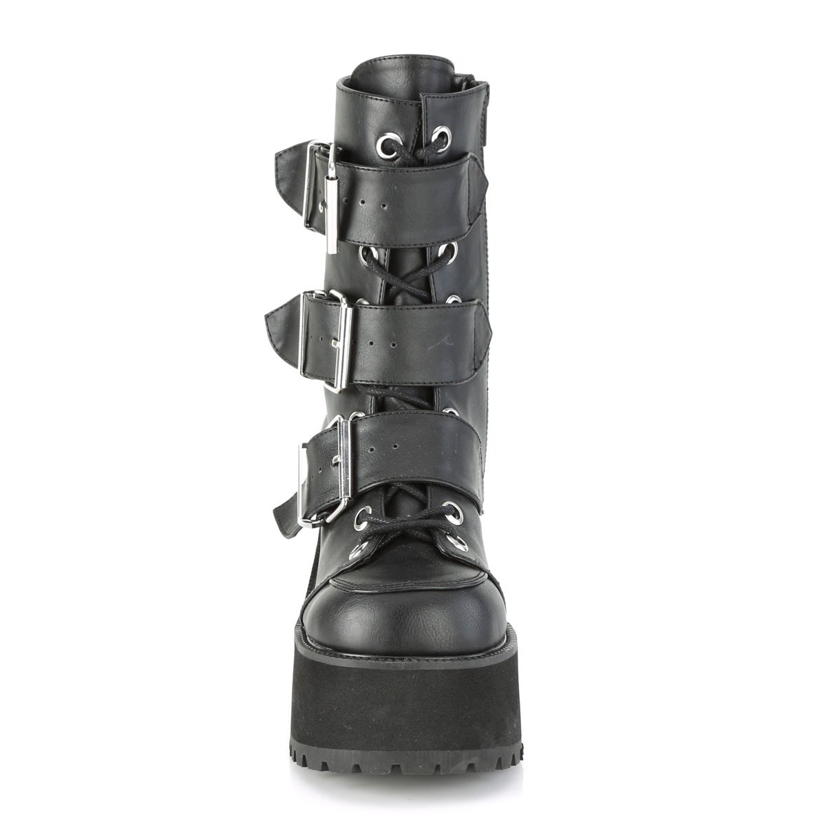 Black Demonia Ranger-308 Vegan Leather Women's Ankle Boots | 94RCVG