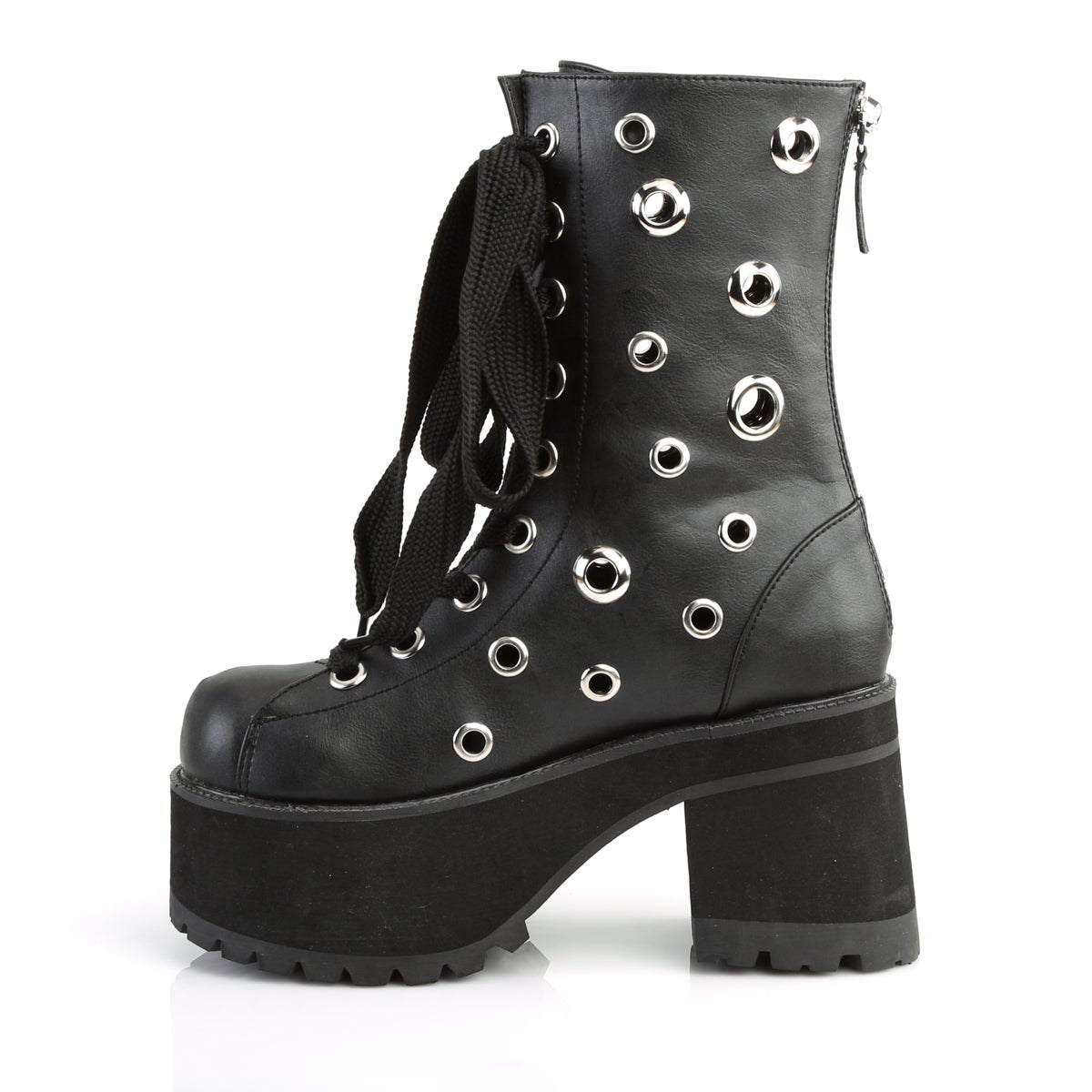 Black Demonia Ranger-310 Vegan Leather Women's Ankle Boots | 74DVLI