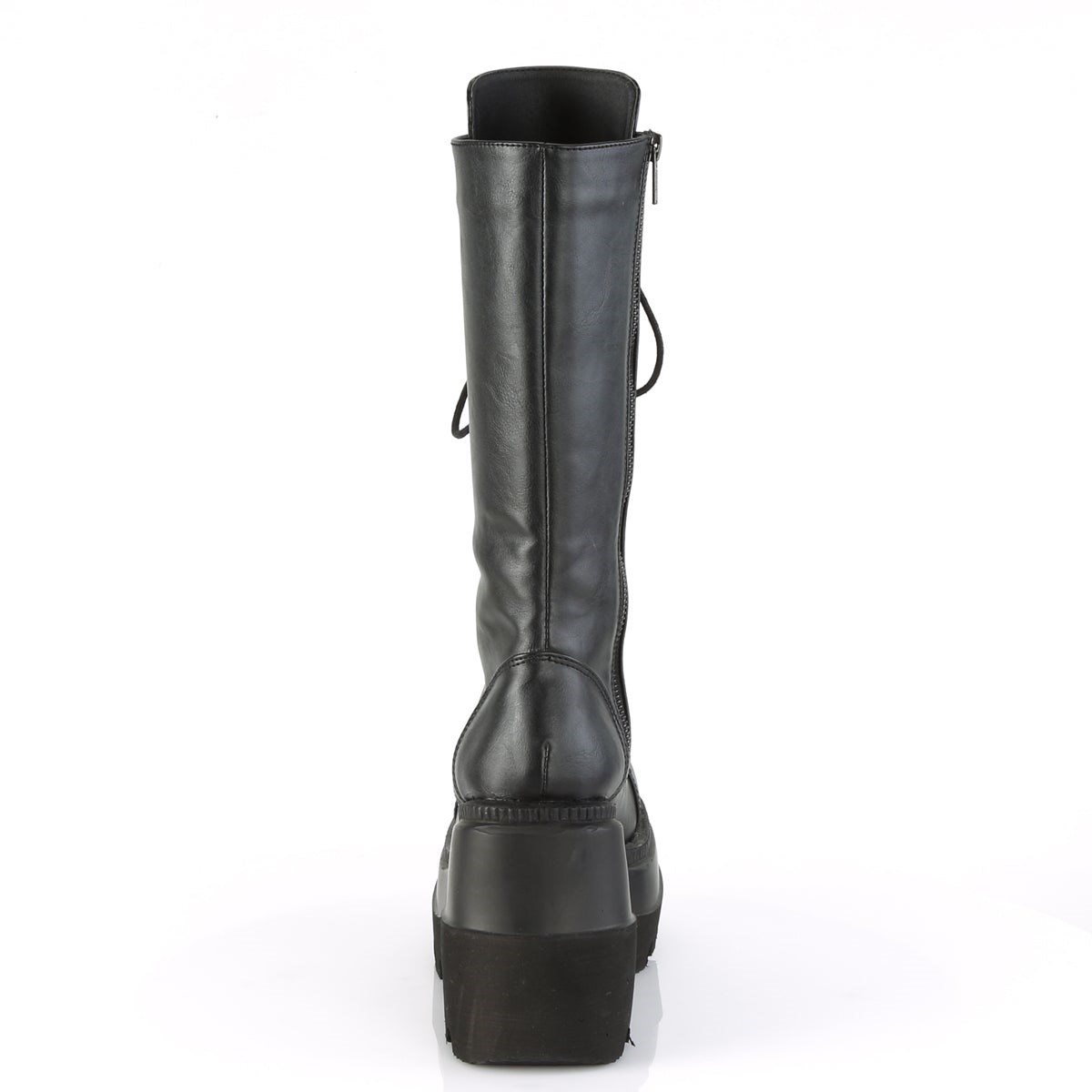 Black Demonia Shaker-72 Vegan Leather Women's Knee-high Boots | 14XMVW