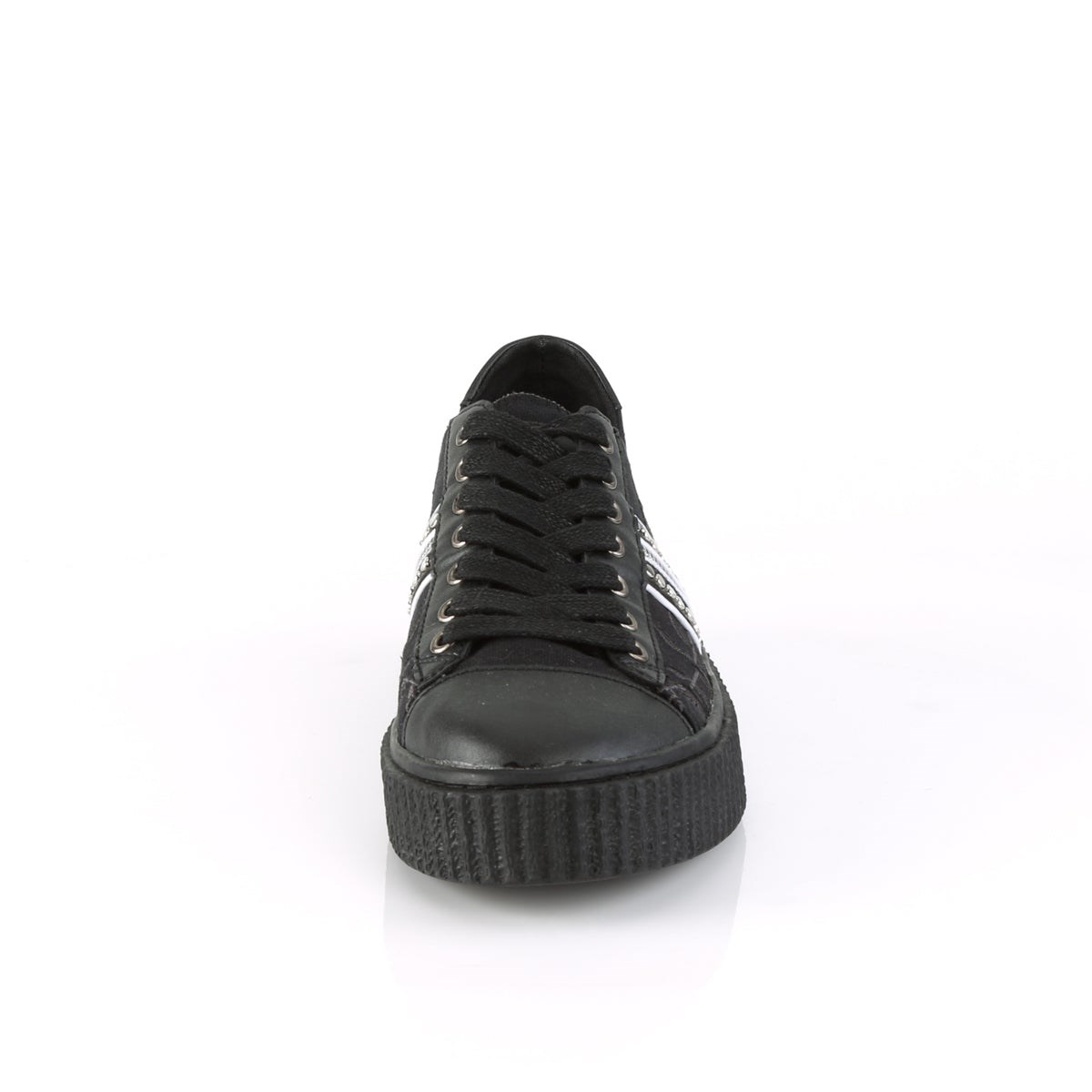 Black Demonia Sneeker-106 Canvas Men's Sneakers | 07NHRD