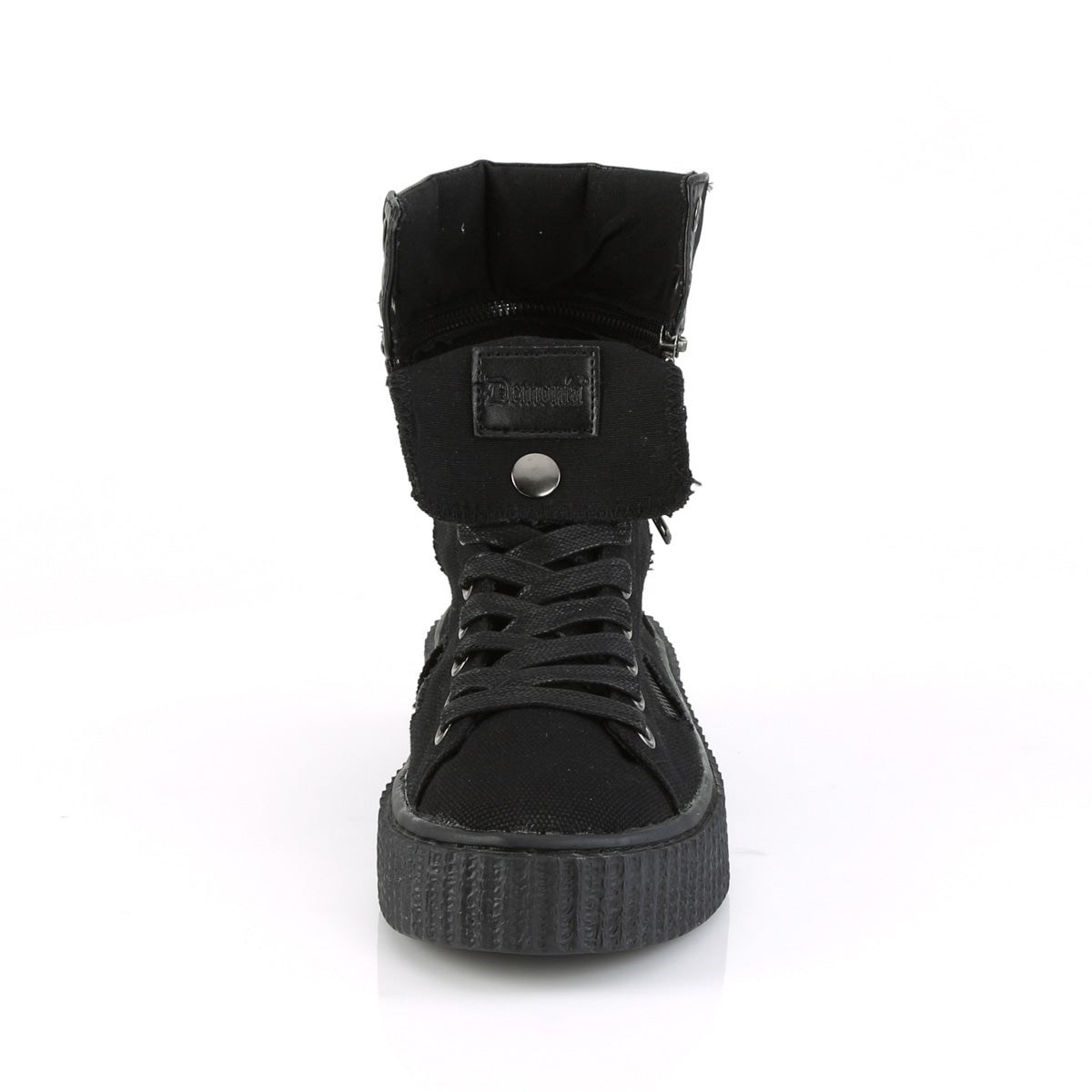 Black Demonia Sneeker-270 Canvas Men's Sneakers | 41DZXI