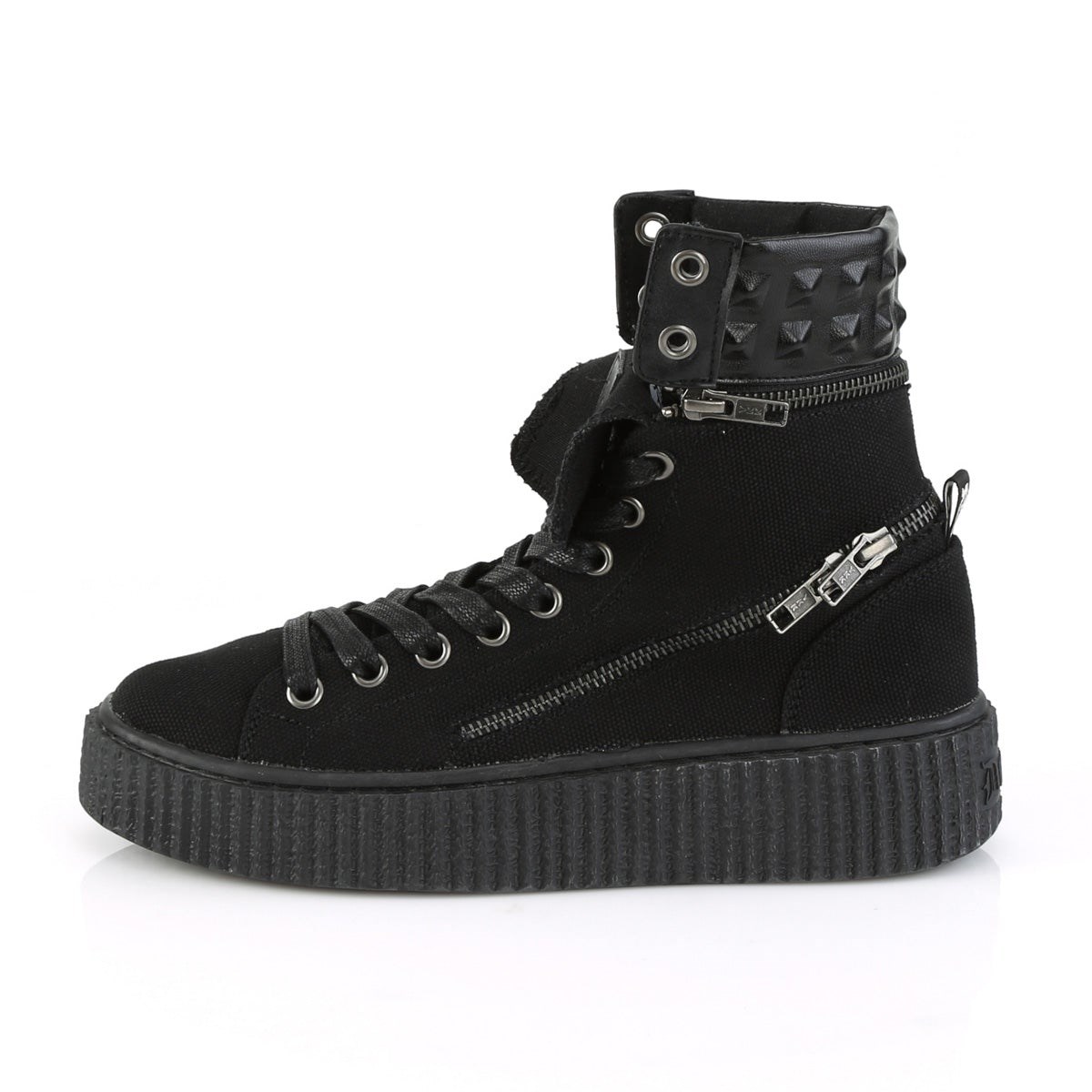 Black Demonia Sneeker-270 Canvas Men's Sneakers | 41DZXI