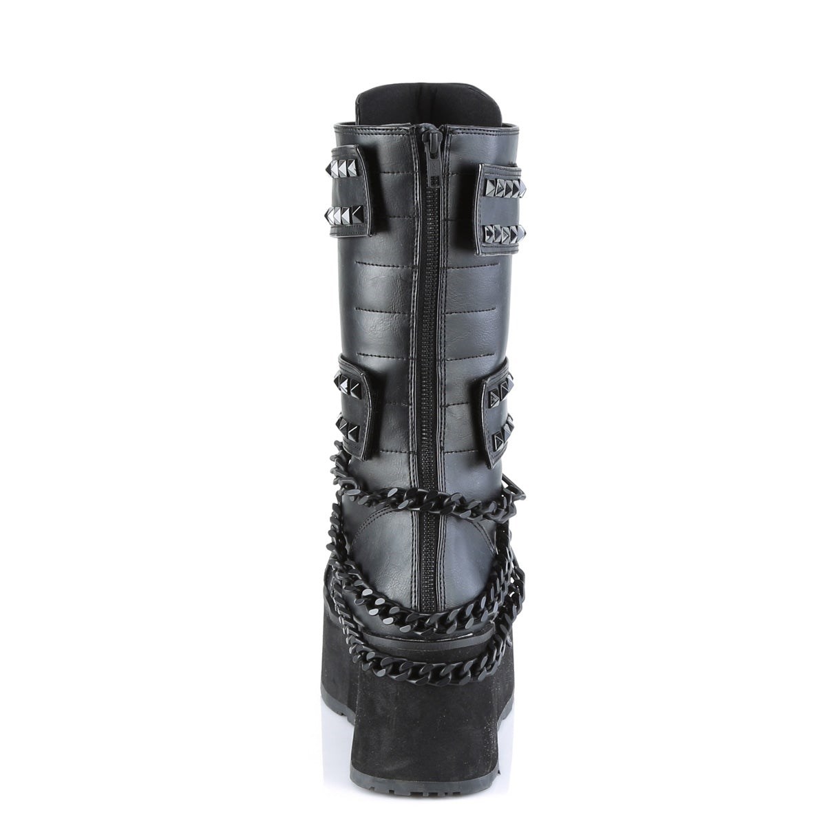 Black Demonia Trashville-138 Vegan Leather Women's Ankle Boots | 69QSKT