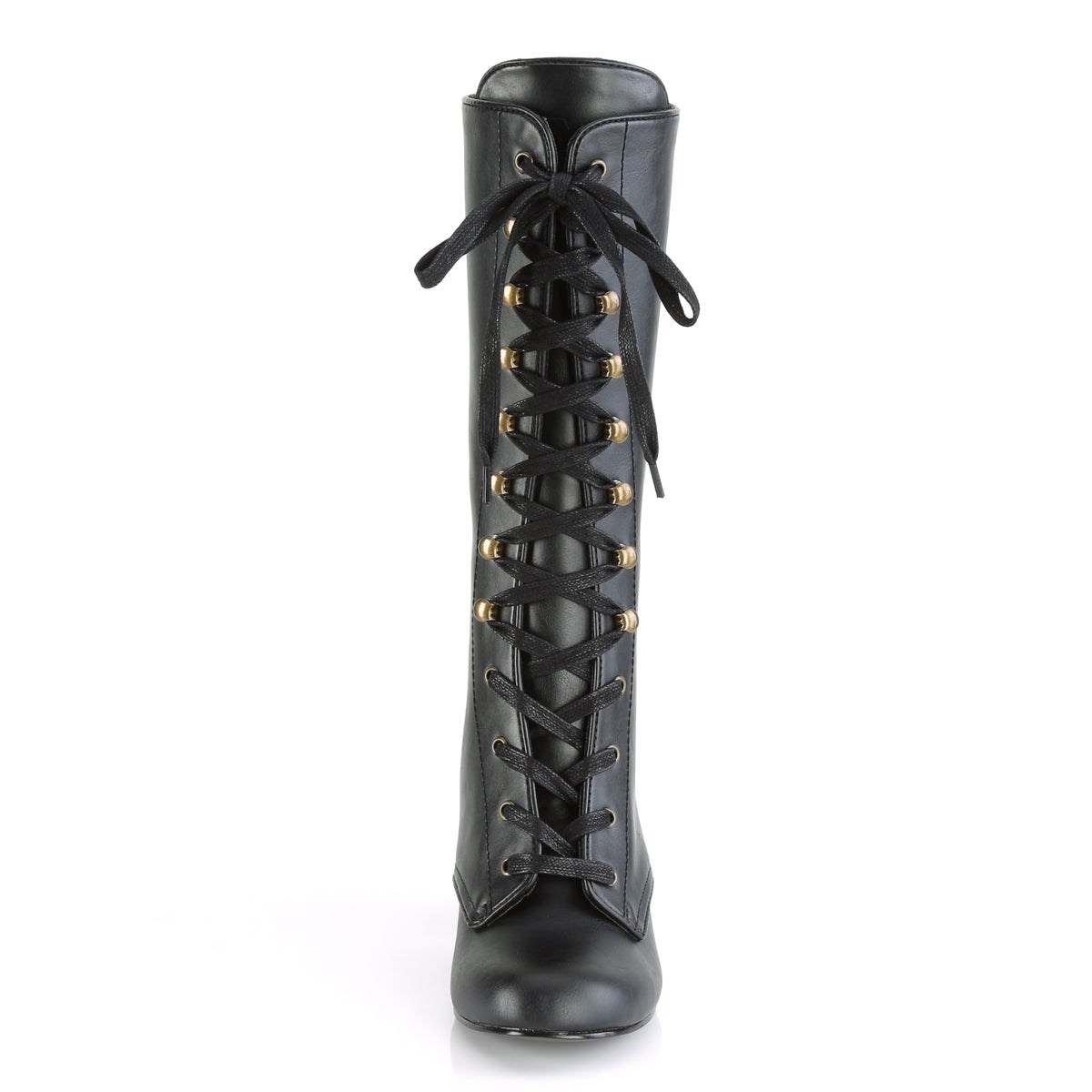 Black Demonia Vivika-205 Vegan Leather Women's Knee-high Boots | 38CIRD