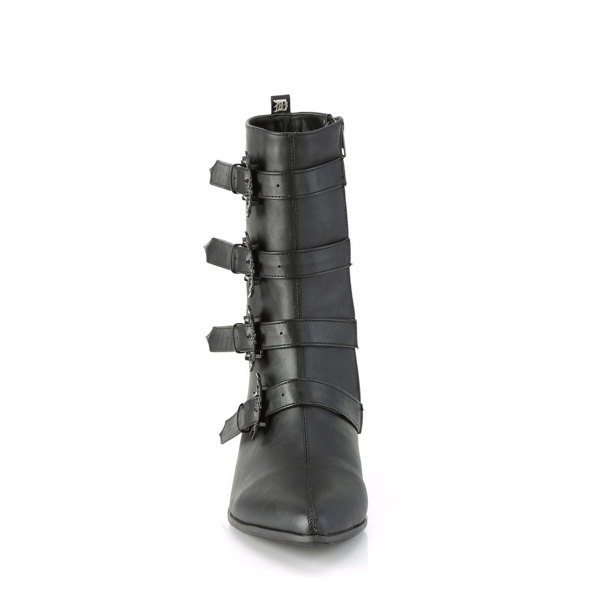 Black Demonia Warlock-110-B Vegan Leather Men's Knee-high Boots | 98CDQA