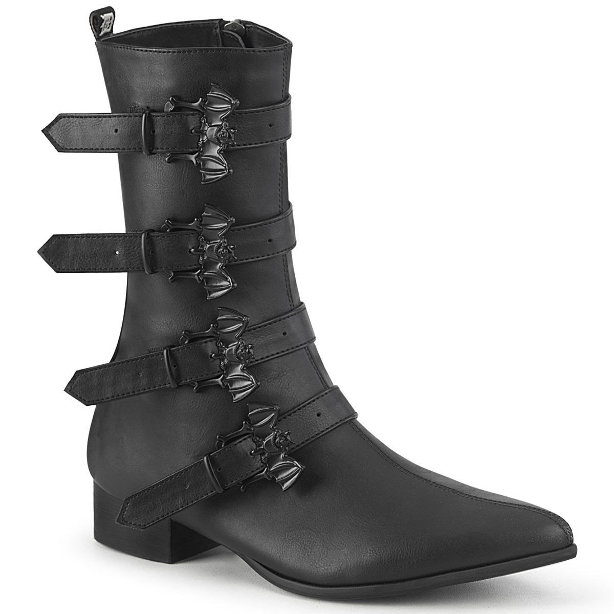 Black Demonia Warlock-110-B Vegan Leather Men\'s Knee-high Boots | 98CDQA