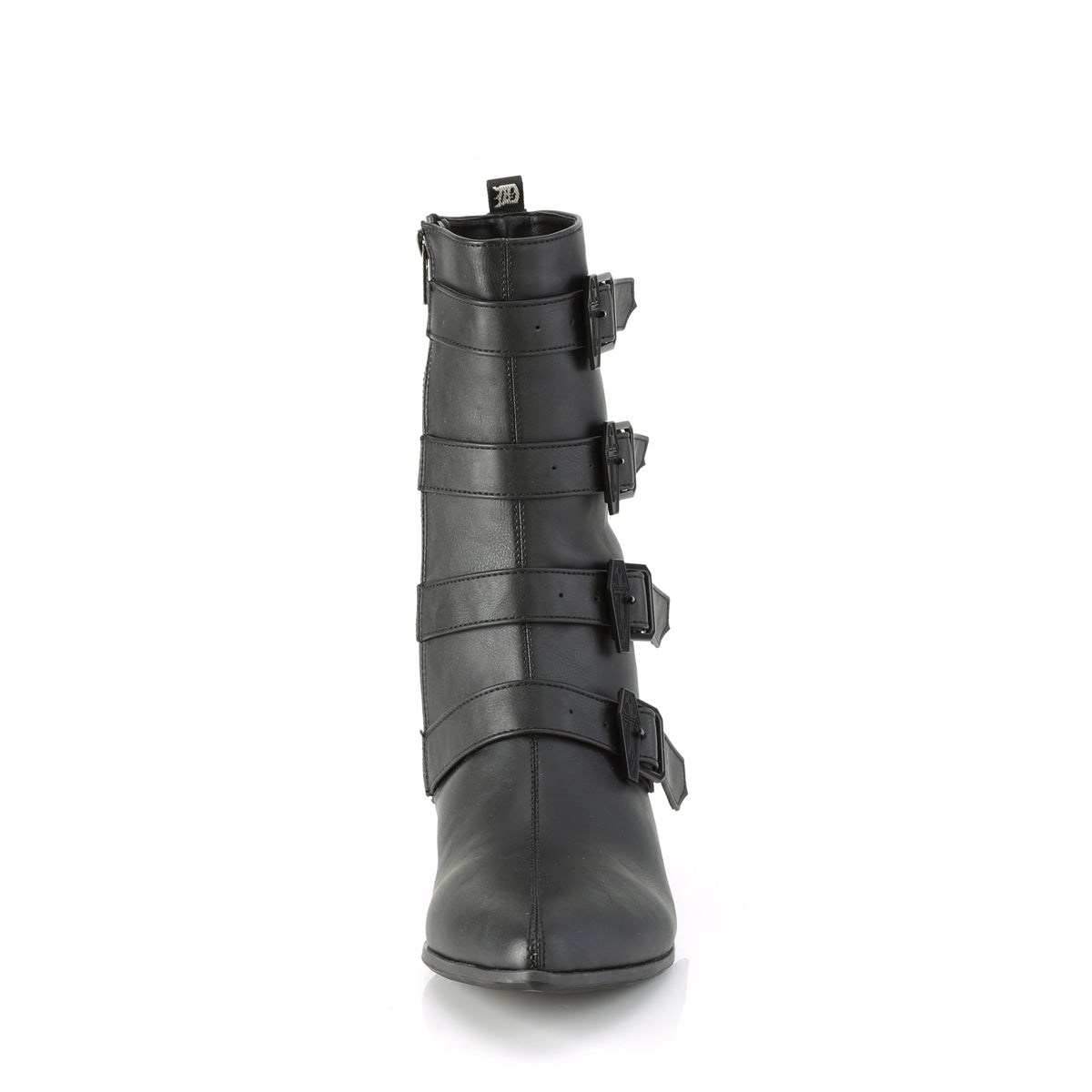 Black Demonia Warlock-110-C Vegan Leather Men's Knee-high Boots | 93GNXV