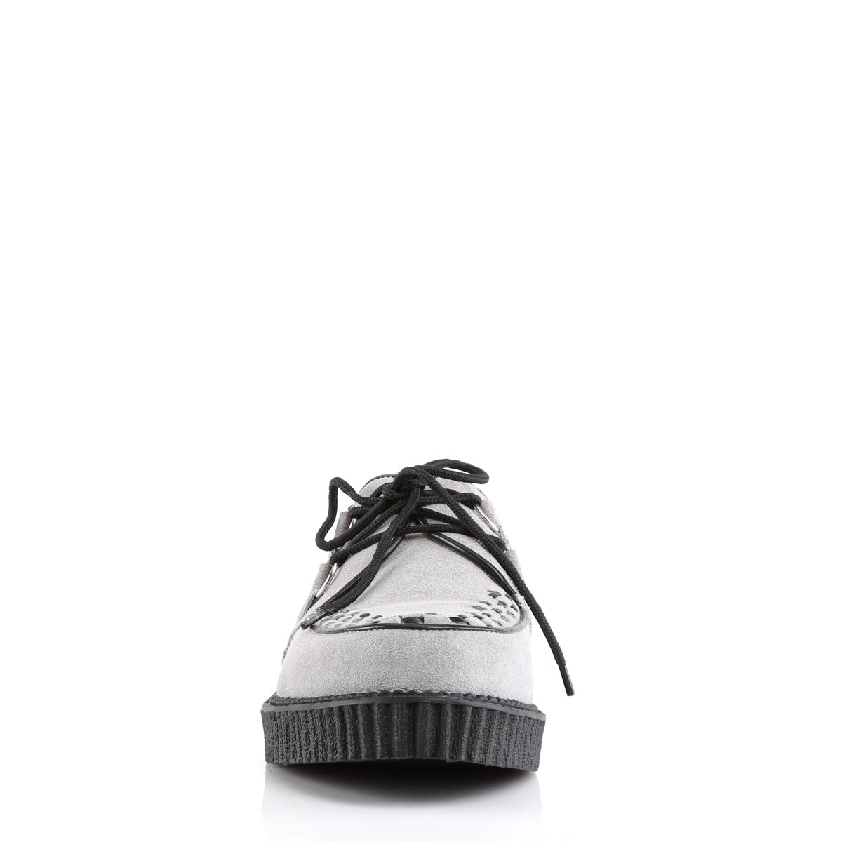 Grey Demonia Creeper-602S Suede Men's Creepers Shoes | 20OERY