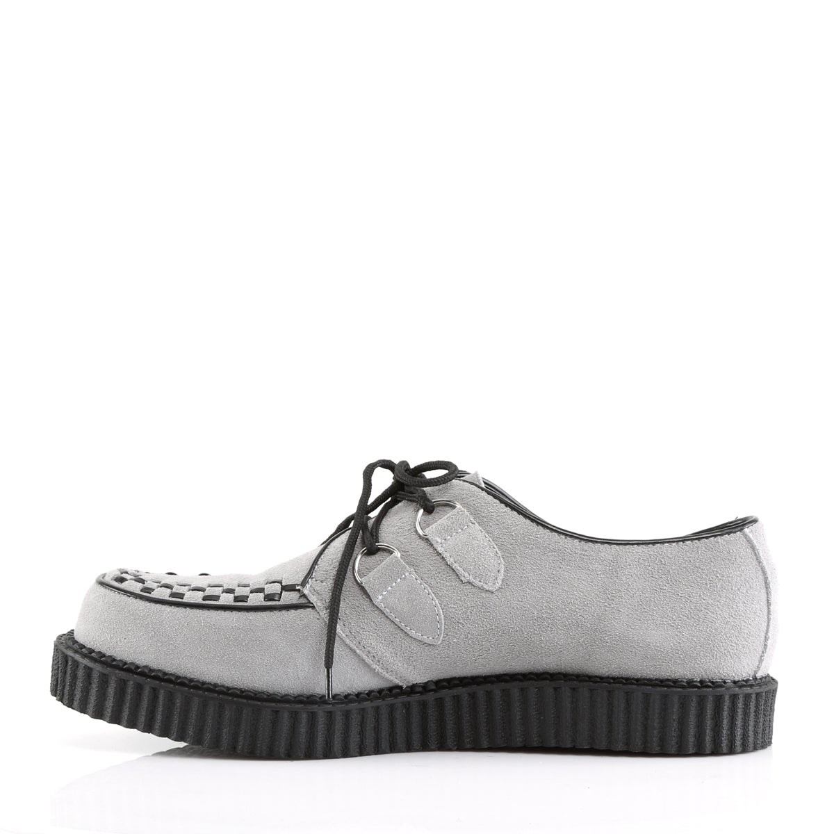 Grey Demonia Creeper-602S Suede Men's Creepers Shoes | 20OERY