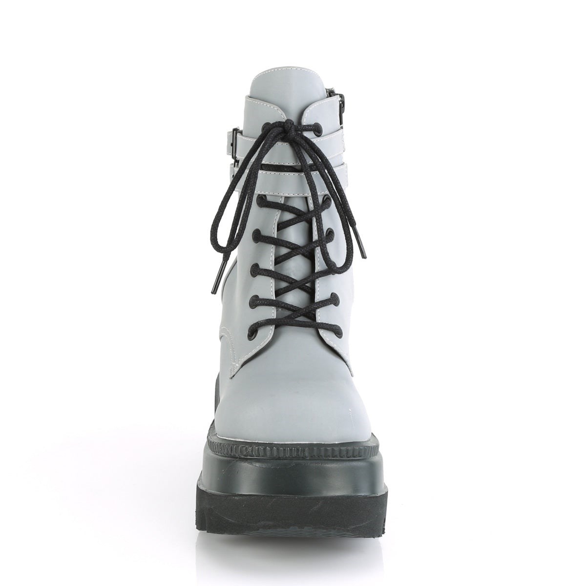 Grey Demonia Shaker-52 Reflective Women's Ankle Boots | 81OXSJ