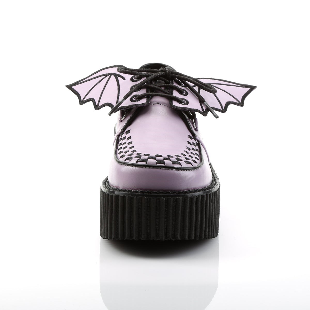 Lavender Demonia Creeper-205 Vegan Leather Women's Creepers Shoes | 83OBPR