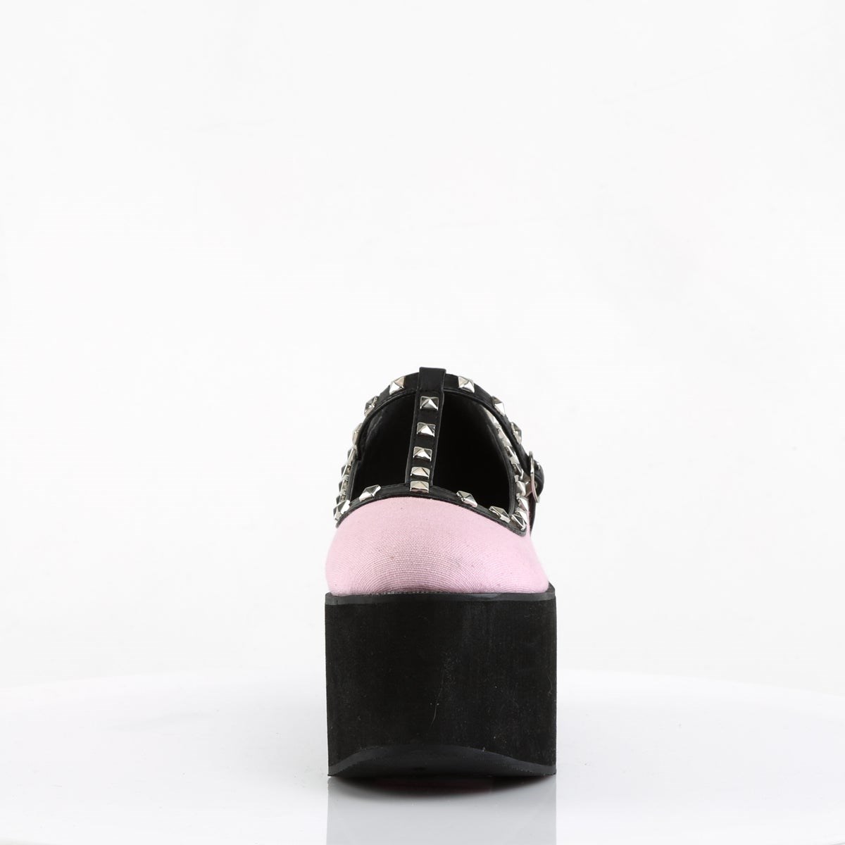 Pink Demonia Click-07 Canvas Women's Platform Shoes | 25AQON