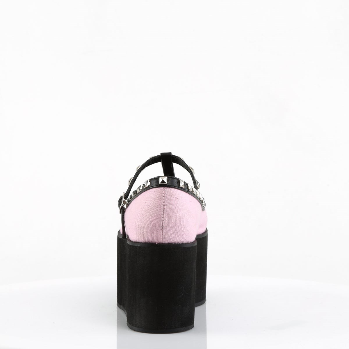 Pink Demonia Click-07 Canvas Women's Platform Shoes | 25AQON