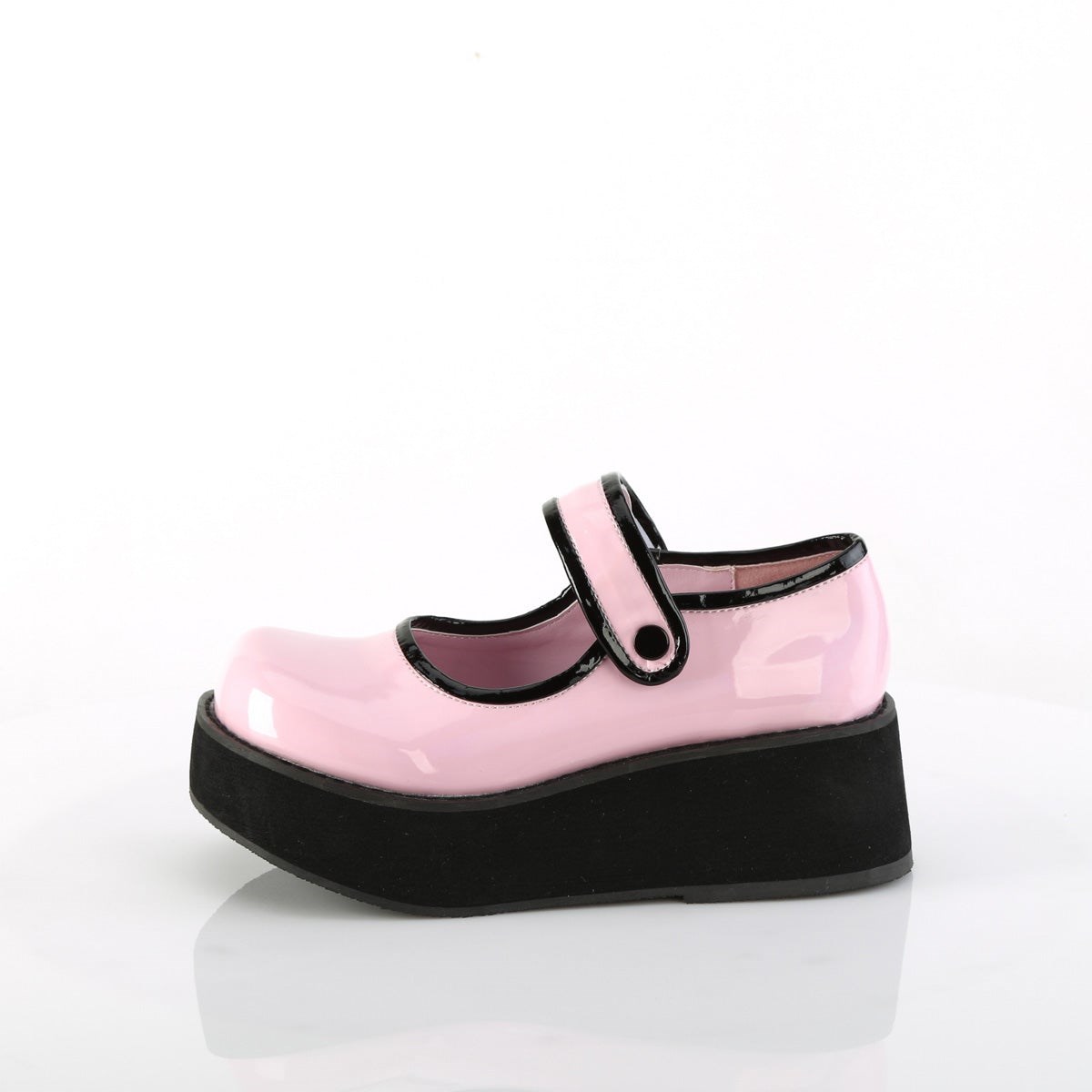 Pink Demonia Sprite-01 Holo Patent Women's Mary Jane Shoes | 60GIMH