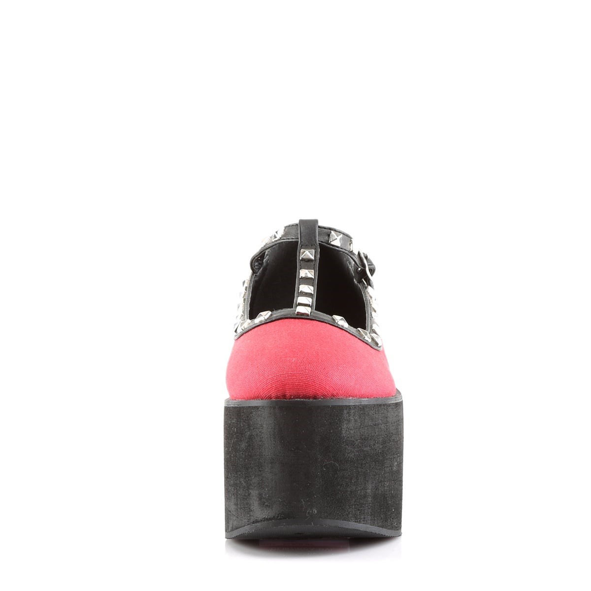 Red Demonia Click-07 Canvas Women's Platform Shoes | 47FEPW